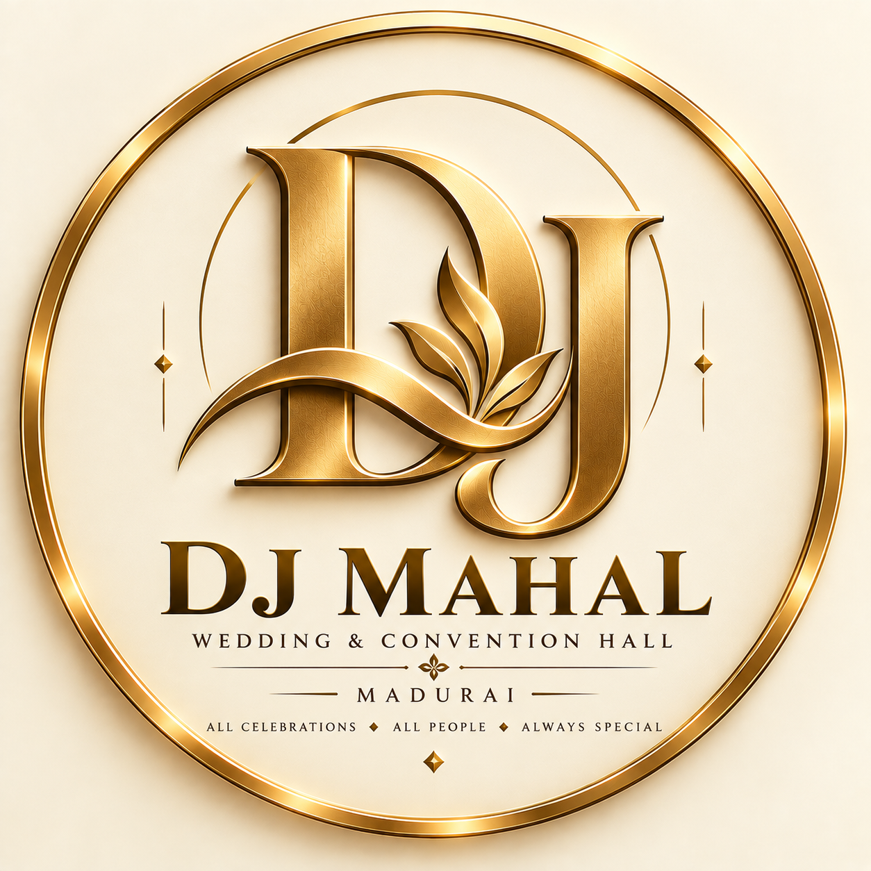 DJ Mahal Wedding & Convention Hall official emblem